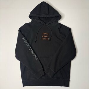 Rare ILLENIUM Ascend Tour Hoodie Size Medium Black Ashes Awake Concert Pullover